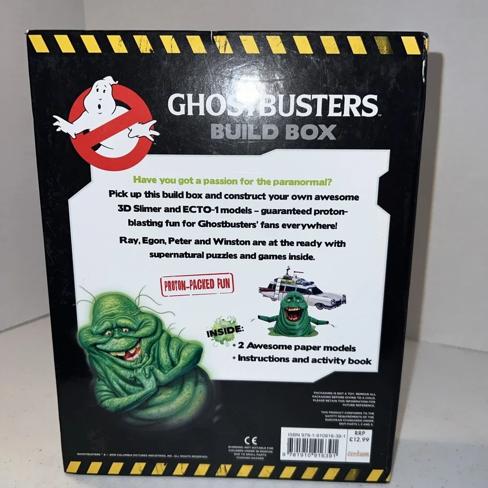 GHOSTBUSTERS SLIMER & ECTO-1 Model BUILD BOX 2 Paper MODELS NOB